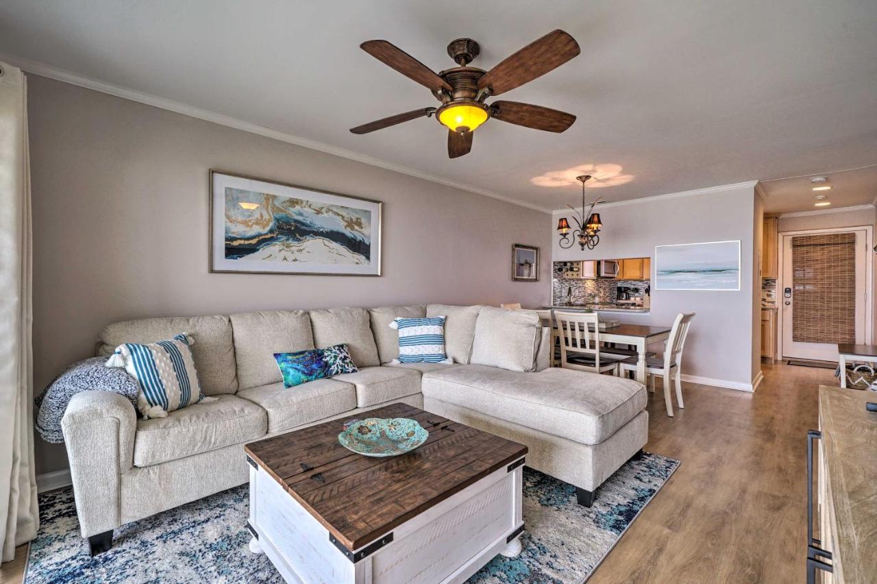 Beachfront Condo With Unobstructed Ocean Views! Oak Island Ngoại thất bức ảnh